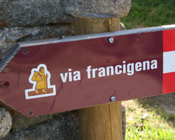 Via francigena passa anche dal nostro b&b